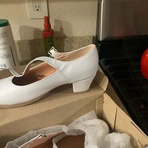White Folklorico shoes